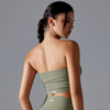 Greenish Power Strapless Bra