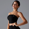 Black Power Strapless Bra