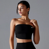 Black Power Strapless Bra