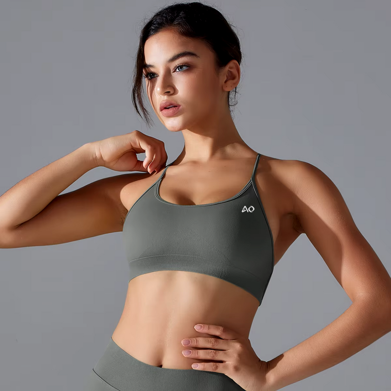 Grey ActiveStride Bra