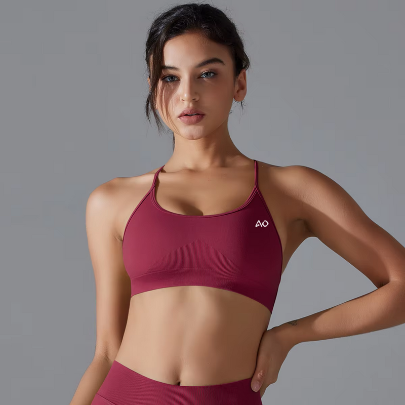 Red ActiveStride Bra