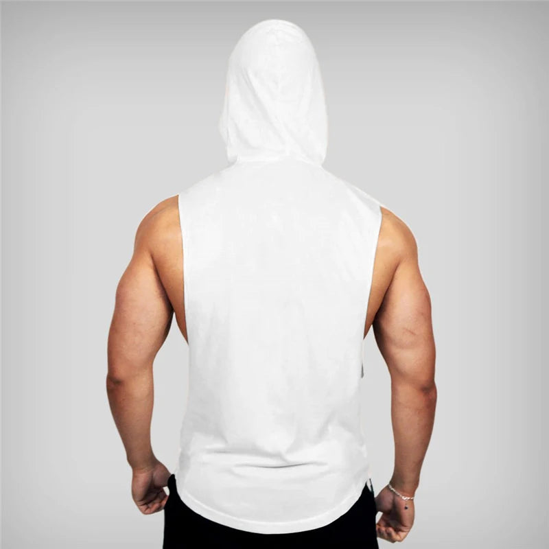 White Stringer Tank Top