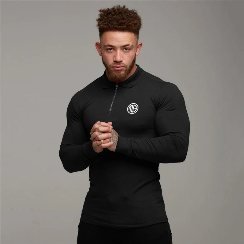 Black MG Long Sleeve T-Shirt