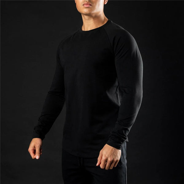 Black Hyperflex Sport Long Sleeve T-Shirt