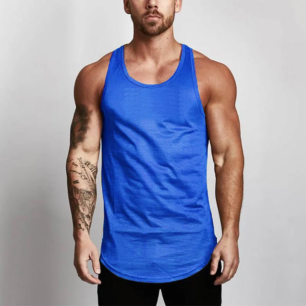 Blue MG Core Tank Top