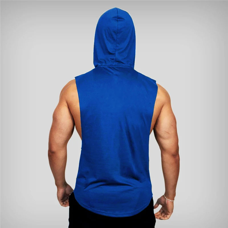 Blue Stringer Tank Top