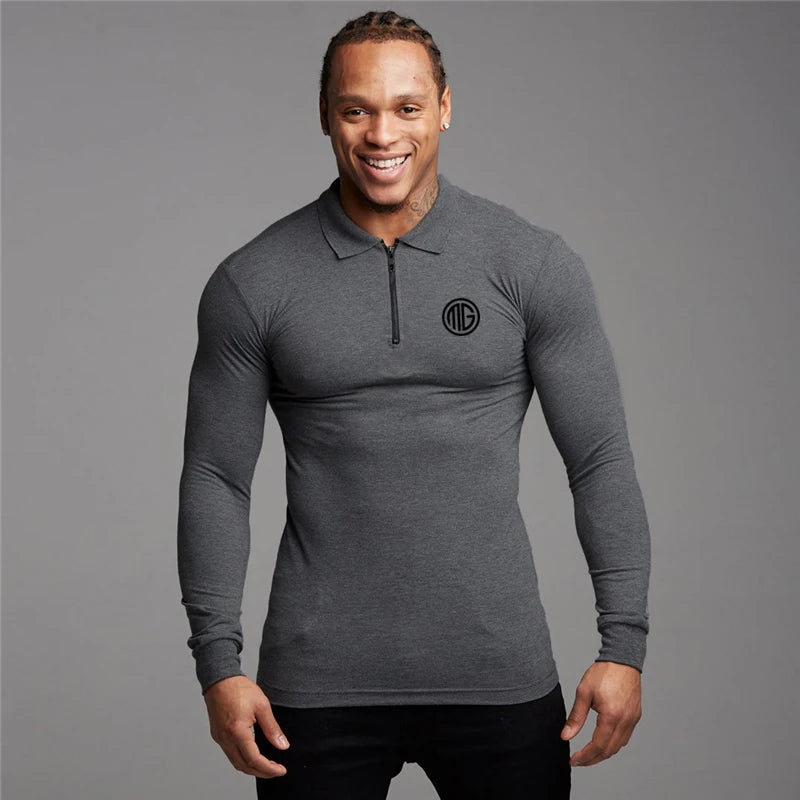 Grey MG Long Sleeve T-Shirt