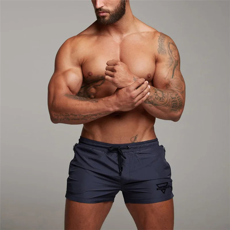 Blue MuscleGuys Shorts