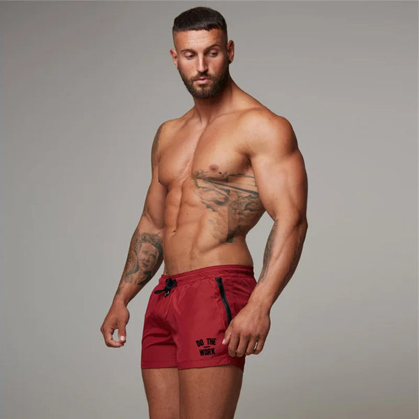 Red Endurance Compression Shorts