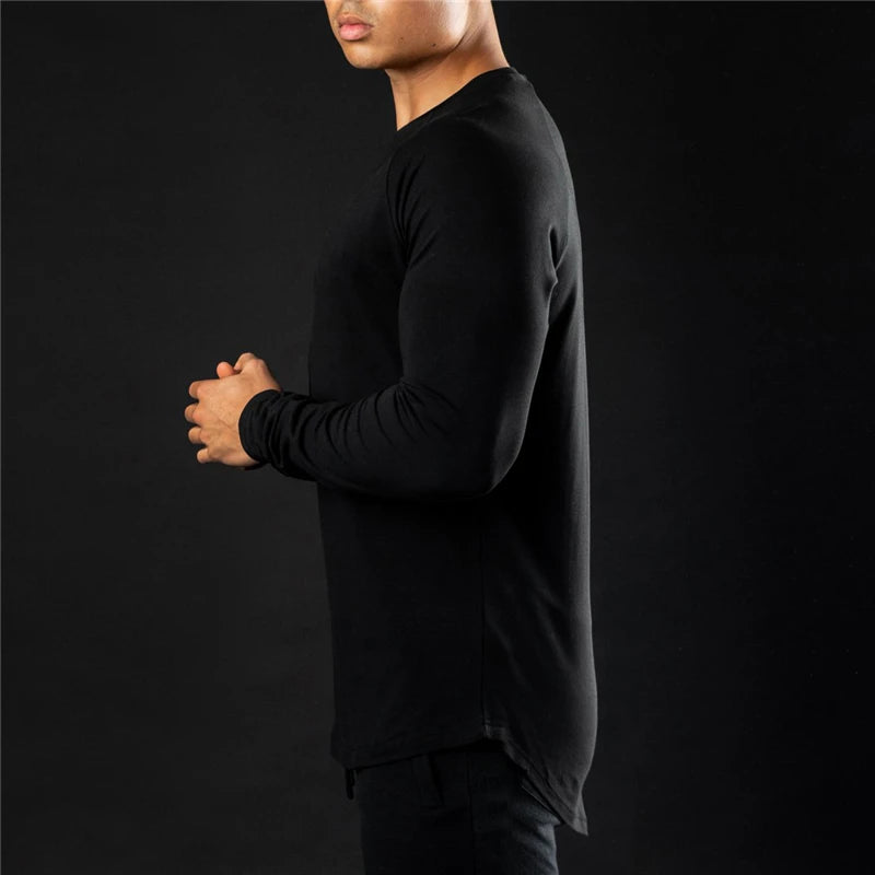 Black Hyperflex Sport Long Sleeve T-Shirt