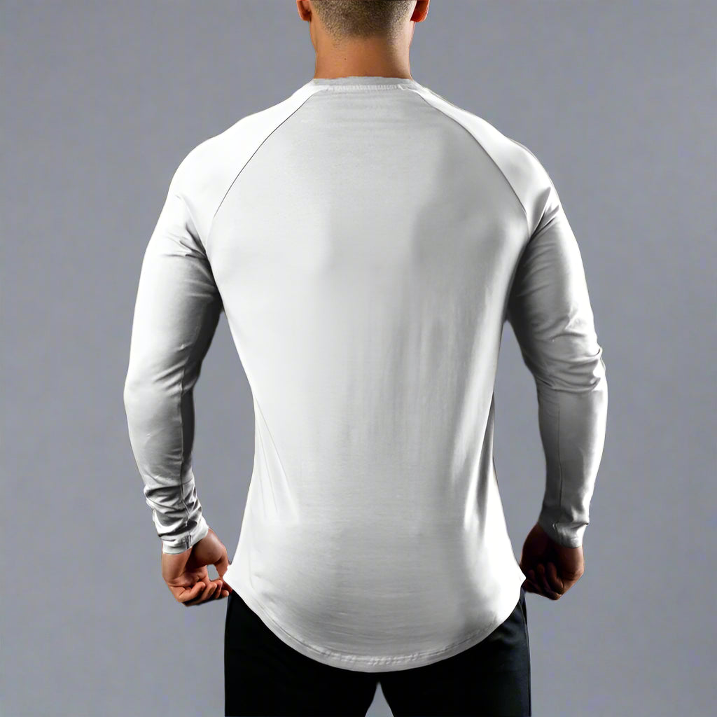 White Hyperflex Sport Long Sleeve T-Shirt