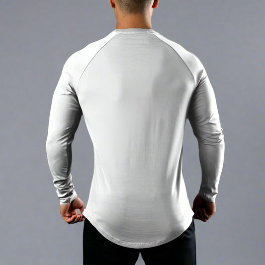 White Hyperflex Sport Long Sleeve T-Shirt