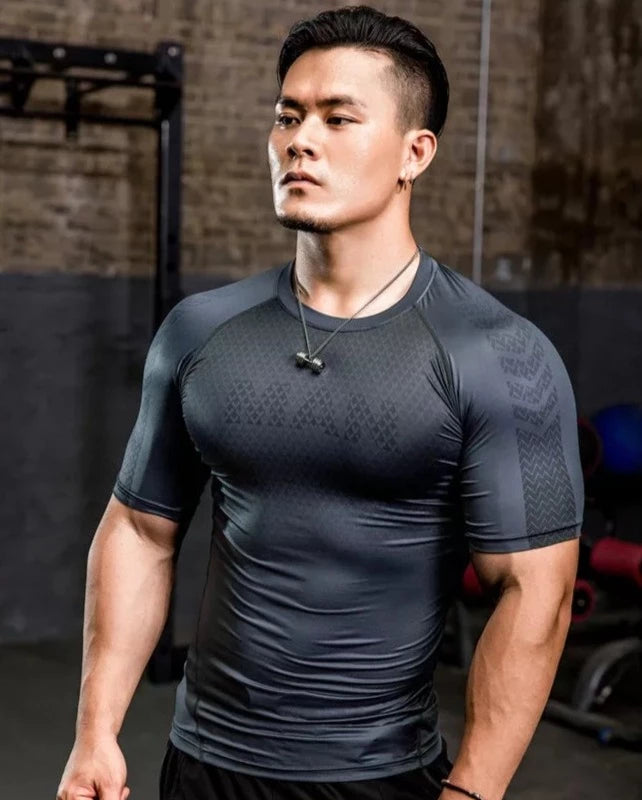 Deep Navy Compression Baselayer T-Shirt