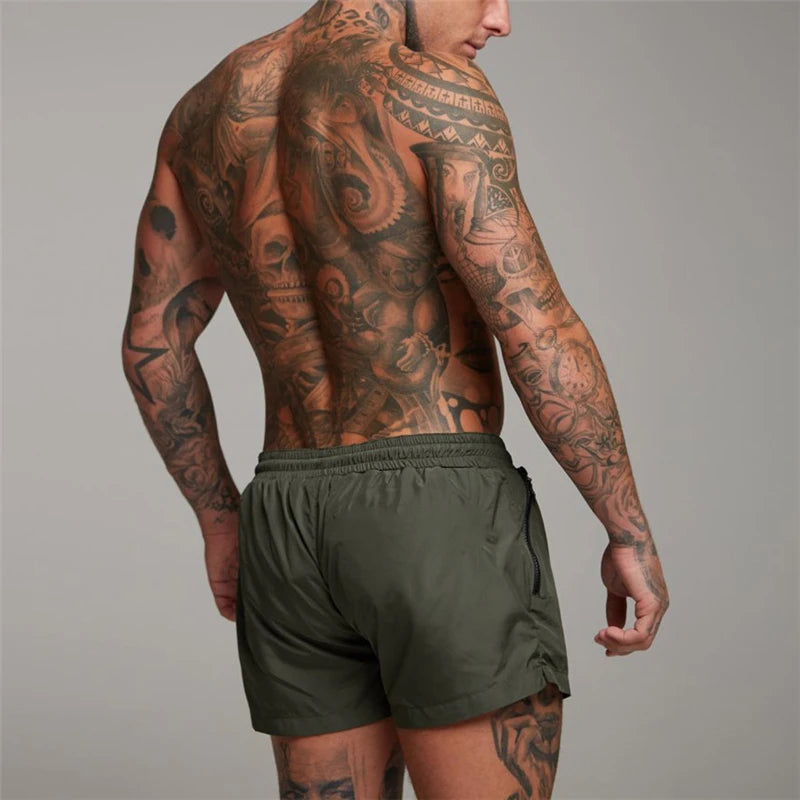 Green Stride Running Shorts