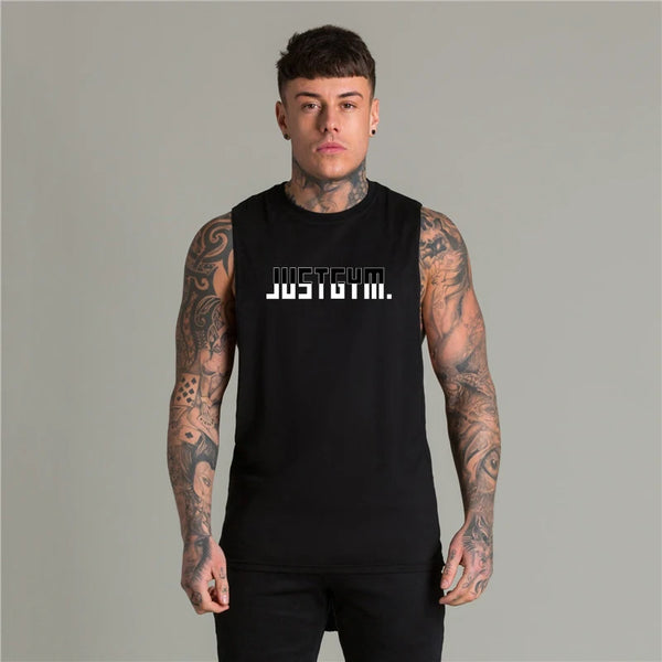 Black Just Gym Tank Top