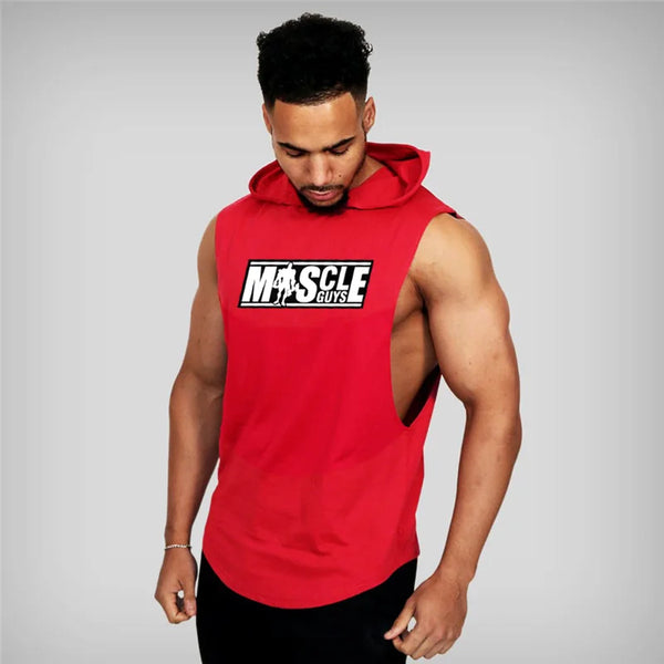 Red Stringer Tank Top