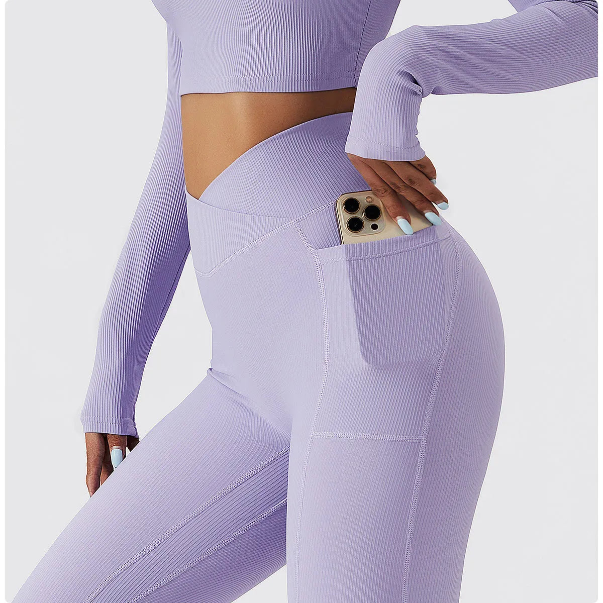 light purple leggings - SUPER soft, lightweight and - Depop