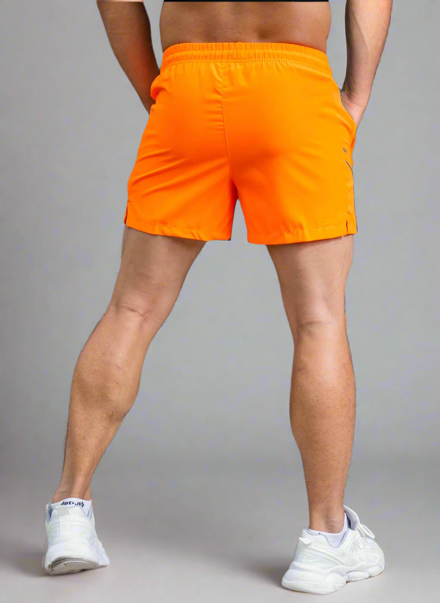 Orange Athletic Moving Shorts