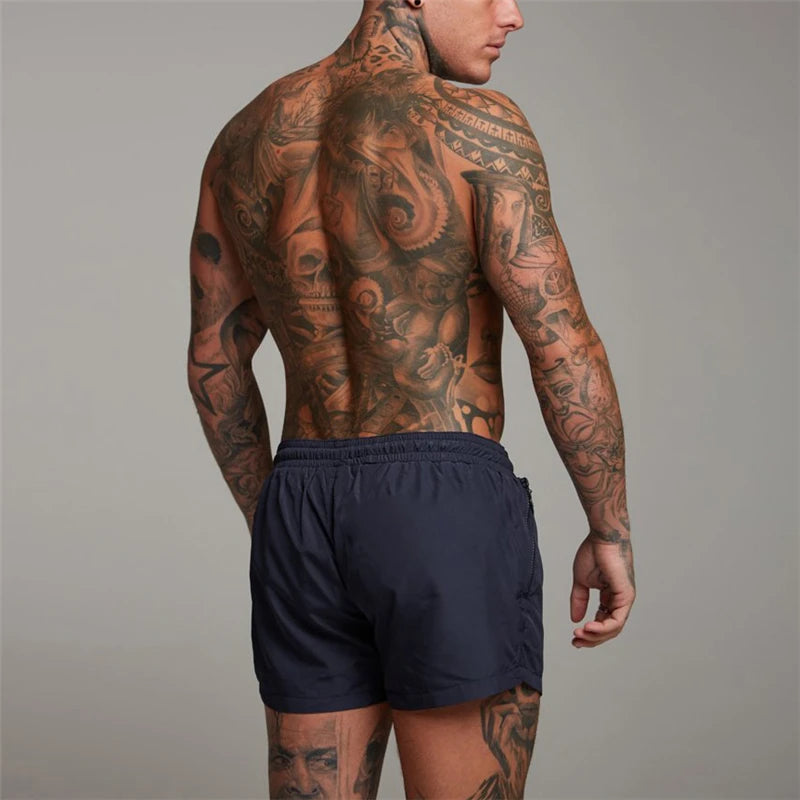 Blue Stride Running Shorts