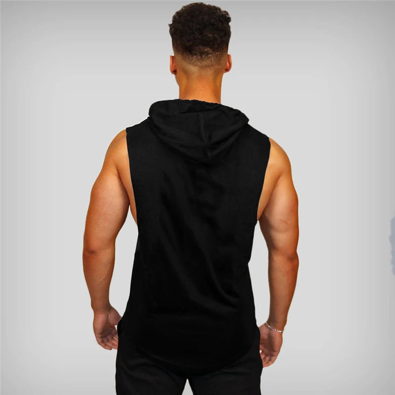 Black Stringer Tank Top