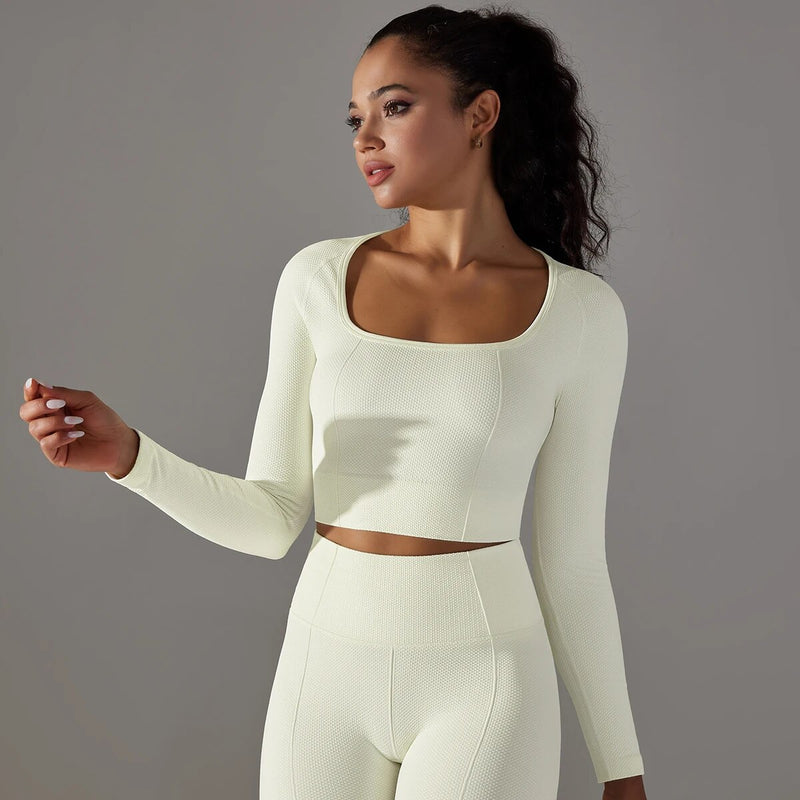 Ivory Serenity Long Sleeve Top