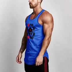 Blue Compression Tank Top