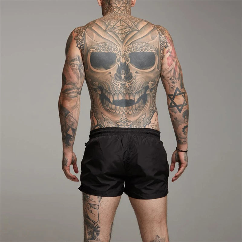 Black Track Shorts