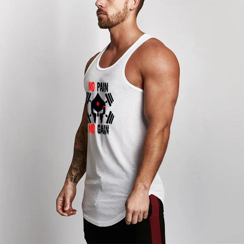 White Compression Tank Top