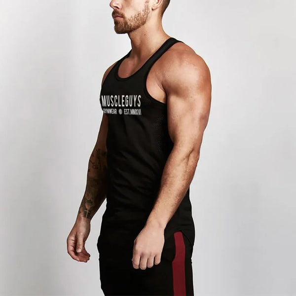 Black MuscleGuys Tank Top