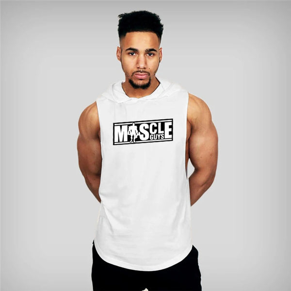 White Stringer Tank Top