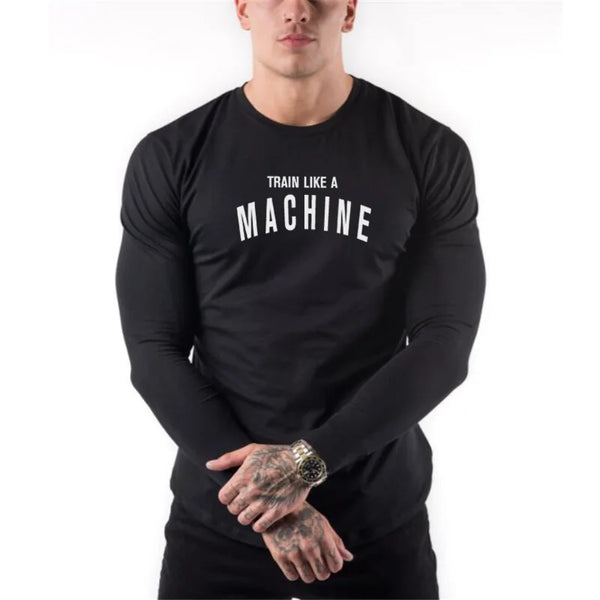 Black Machine Long Sleeve T-Shirt