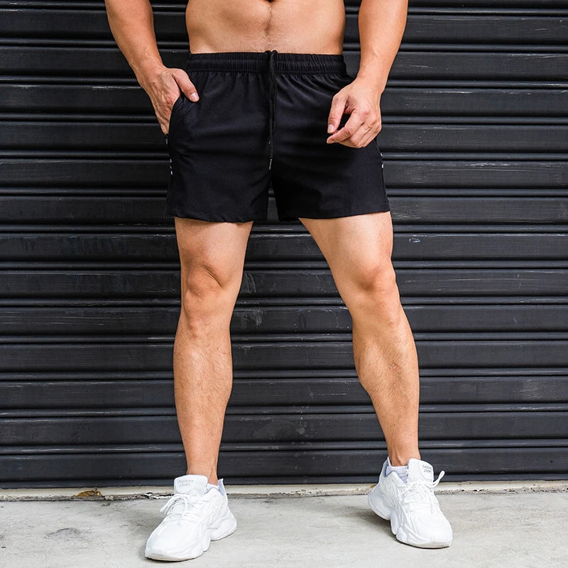 Black Athletic Moving Shorts