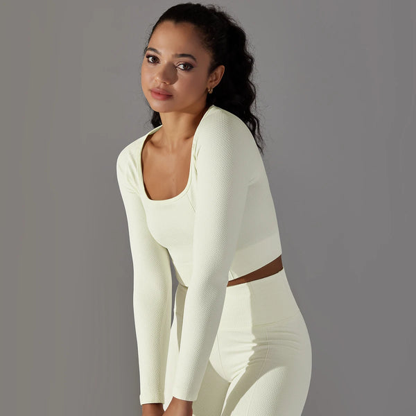 Ivory Serenity Long Sleeve Top