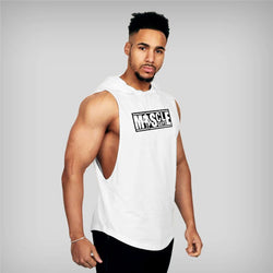 White Stringer Tank Top