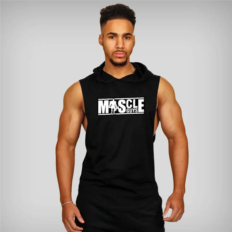 Black Stringer Tank Top