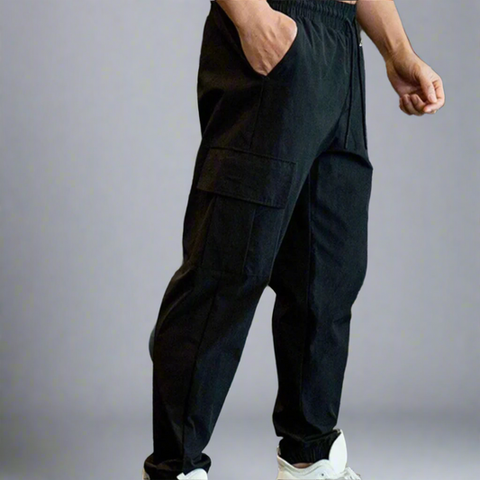 Black Casual Joggers