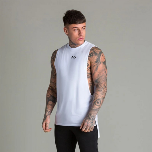 White Just Gym Tank Top
