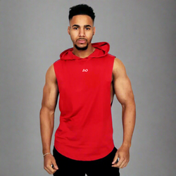 Red Stringer Tank Top