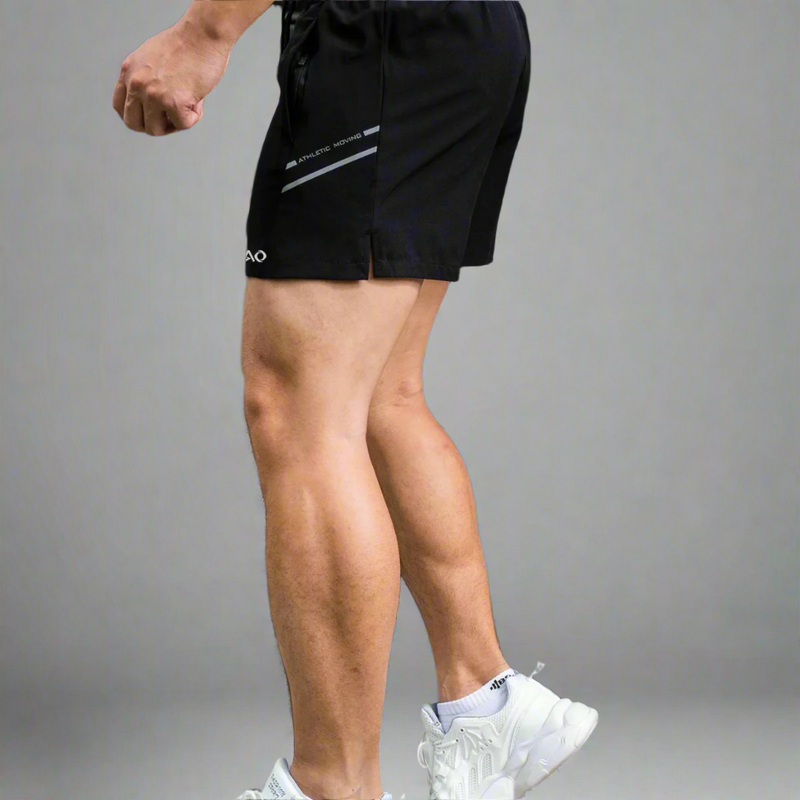 Black Athletic Moving Shorts