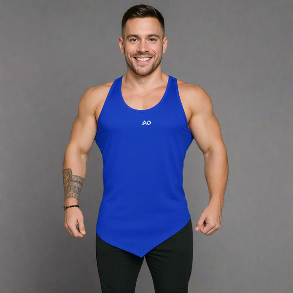 Blue Power Fit Tank Top
