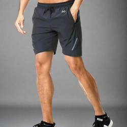 Grey Prime Running Shorts