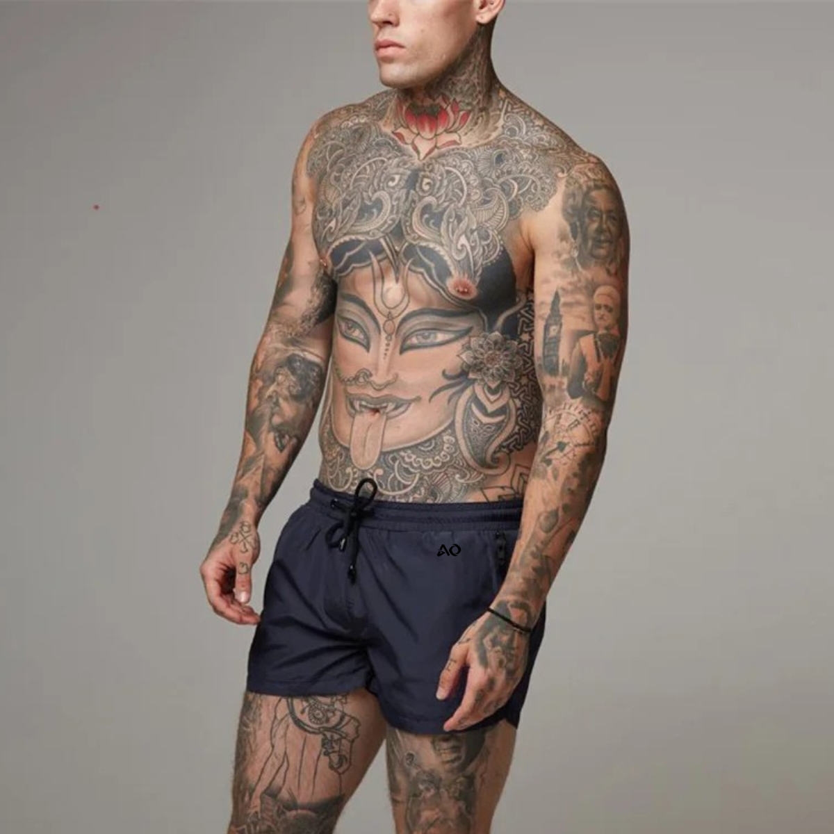 Blue Stride Running Shorts