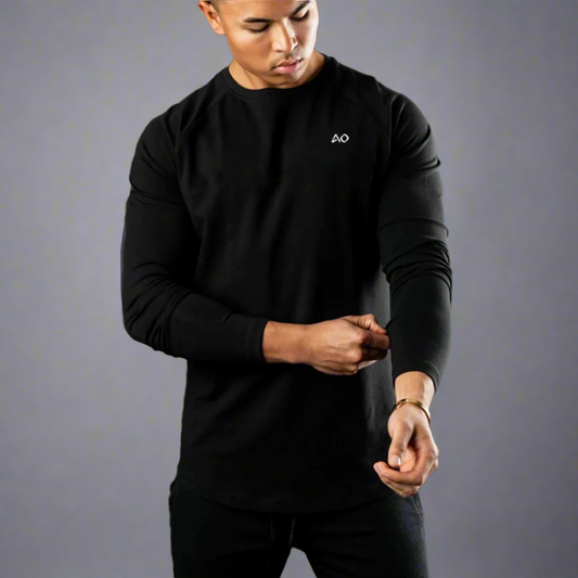Black Hyperflex Sport Long Sleeve T-Shirt