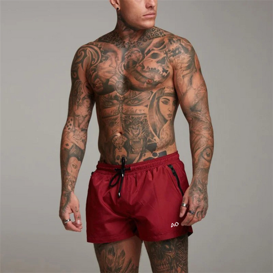 Red AlphaStride Shorts