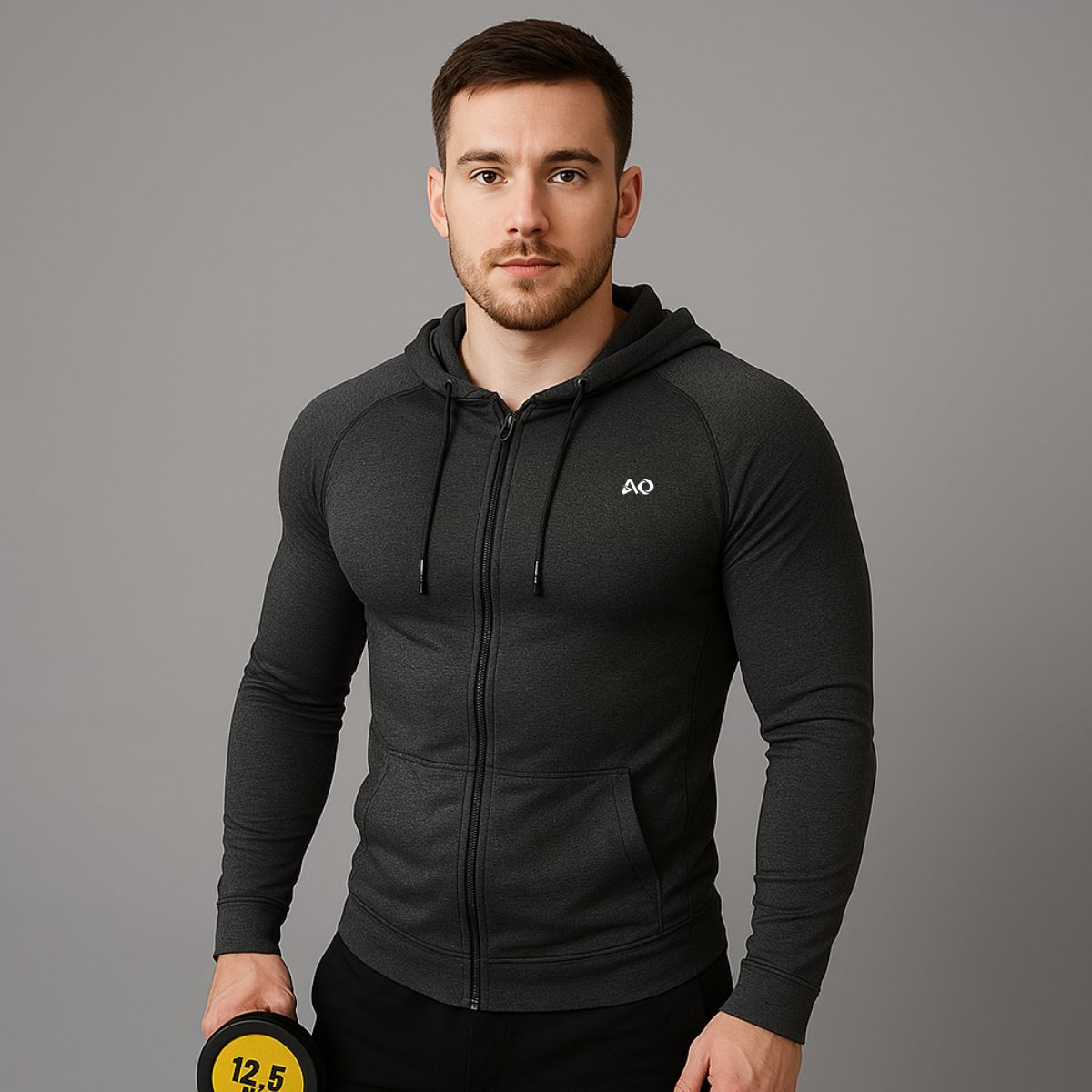Dark Grey ImpactPro Run Hoodie