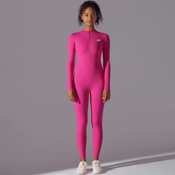 Pink Stretch Long-Sleeve Bodysuit 2.0