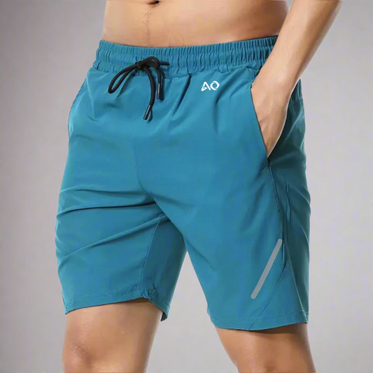 Seafoam Blue Prime Running Shorts