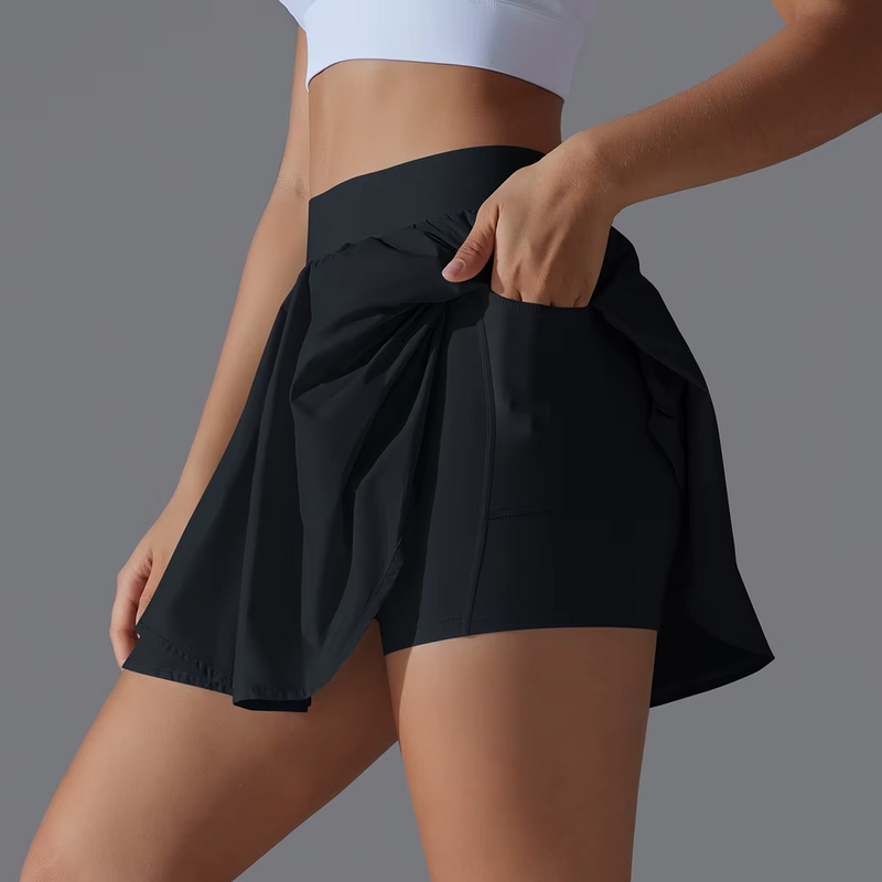 Black Power Active Skirt