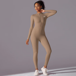 Cocoa Stretch Long-Sleeve Bodysuit 2.0