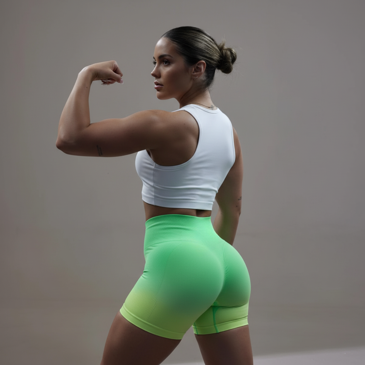 Forme™ Seamless Neon Green Shorts